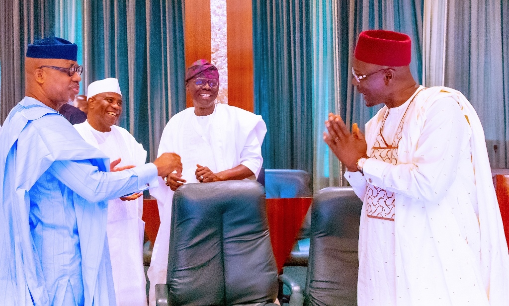 GOV SANWO-OLU ATTENDS NATIONAL ECONOMIC COUNCIL VALEDICTORY MEETING AT THE PRESIDENTIAL VILLA, ABUJA, ON THURSDAY, 27 APRIL 2023